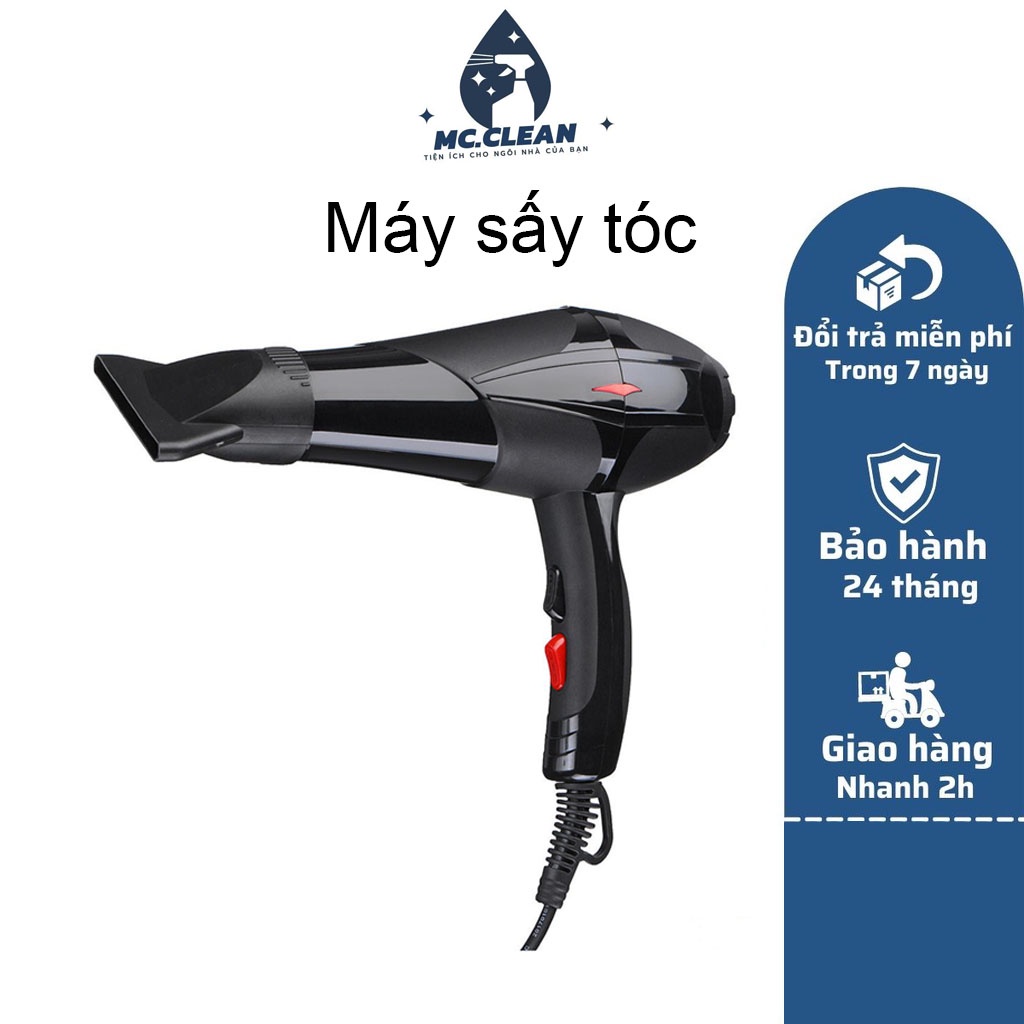 Máy Sấy Tóc 2 Chiều Nóng Lạnh Công Suất Lớn Cao Cấp kèm đầu thổi mạnh