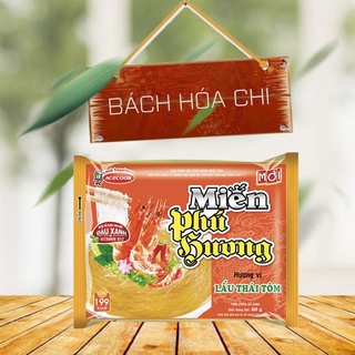 Thùng 24 gói miến Phú Hương vị lẩu Thái tôm 63g