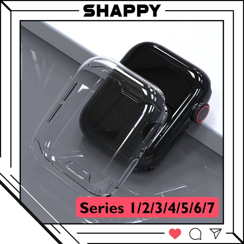 Ốp Silicon Apple Watch Series 1/2/3/4/5/6/7/SE Full Size 38/40/42/44/41/45MM [Shappy Shop]