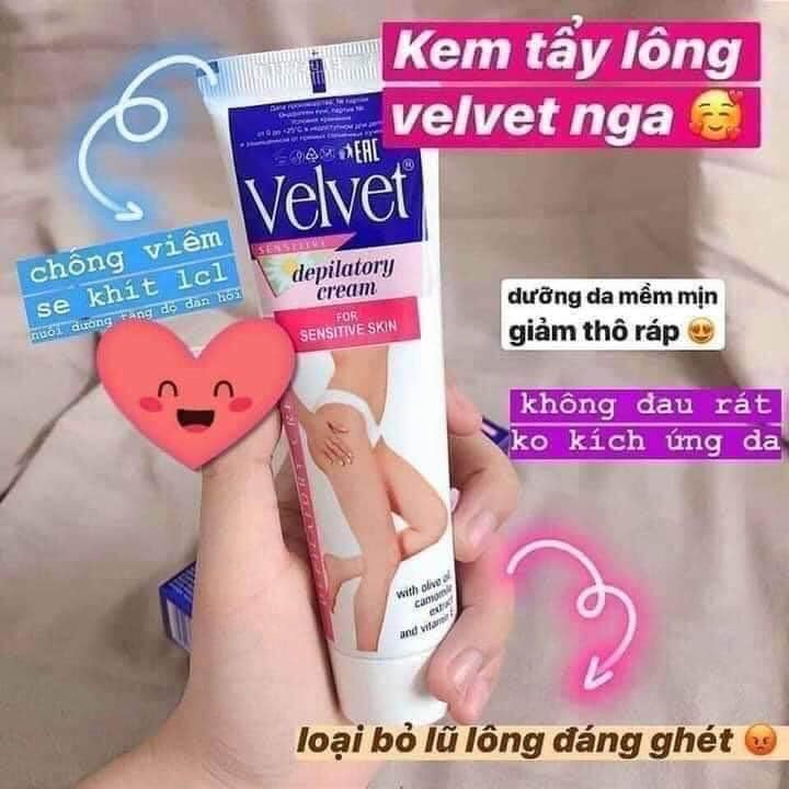 KEM Tẩy lông Velvet Nga