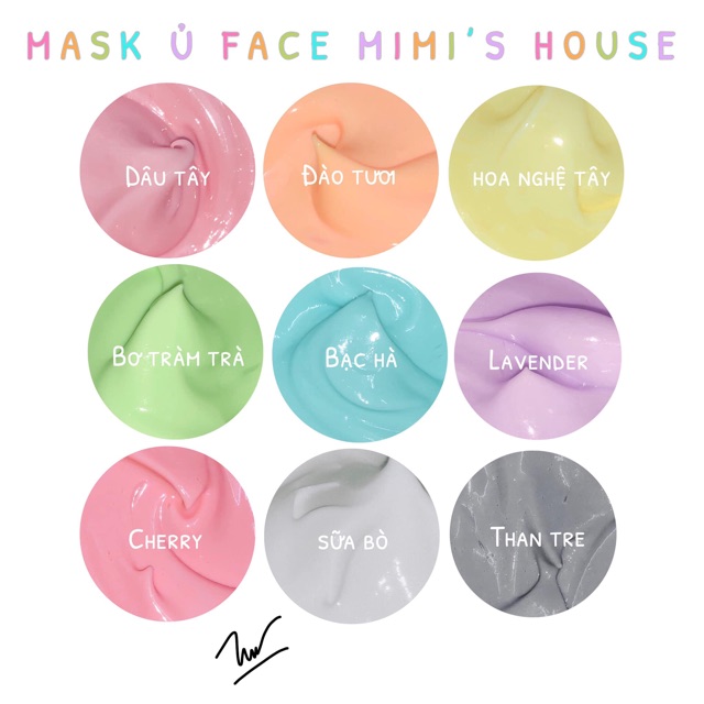 MASK Ủ FACE MIMI’S HOUSE (mùi từ 20) mặt nạ trắng da | WebRaoVat - webraovat.net.vn