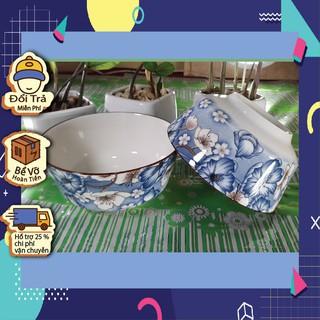 Tô Sứ Châu Au Bát Bảo đk 20cm, 4D02 Sản phẩm sứ cao cấp, Bền, đẹp, rẻ, Since_1977