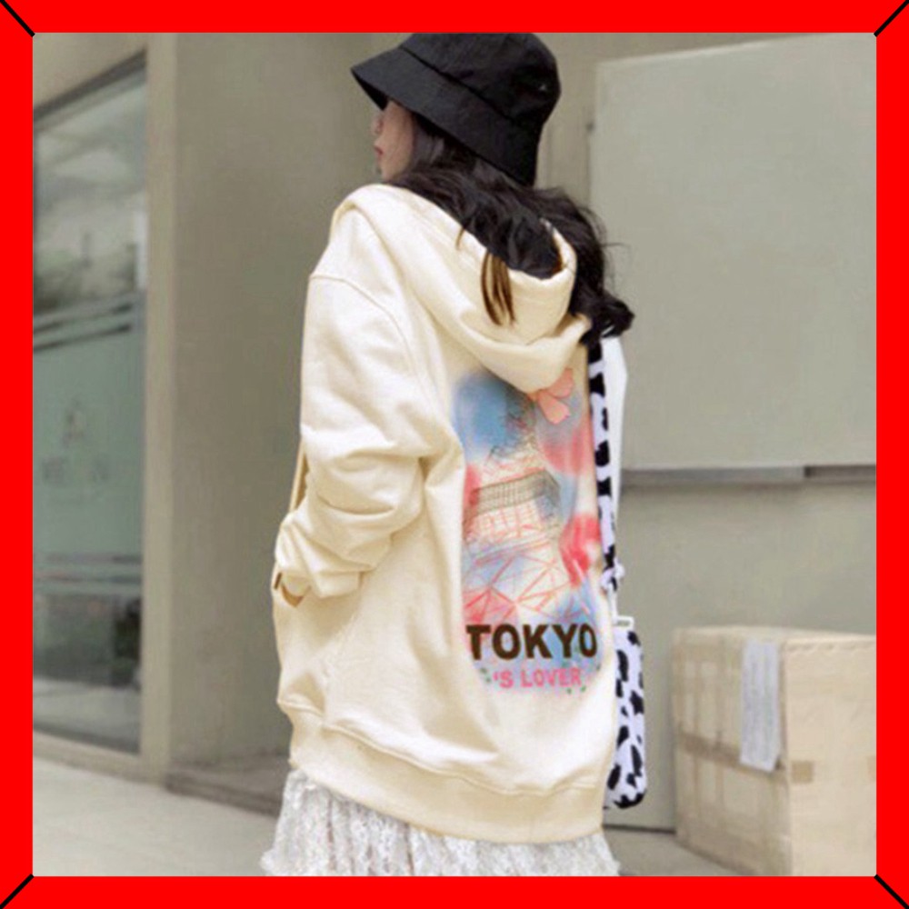 MỚI ÁO HOODIE - ÁO KHOÁC NỈ NGOẠI Tokio Lover (HD1390 - 4 Màu)