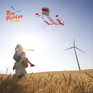 Diều đồ chơi bằng nhựa in hình rồng truyền thống Trung Quốc