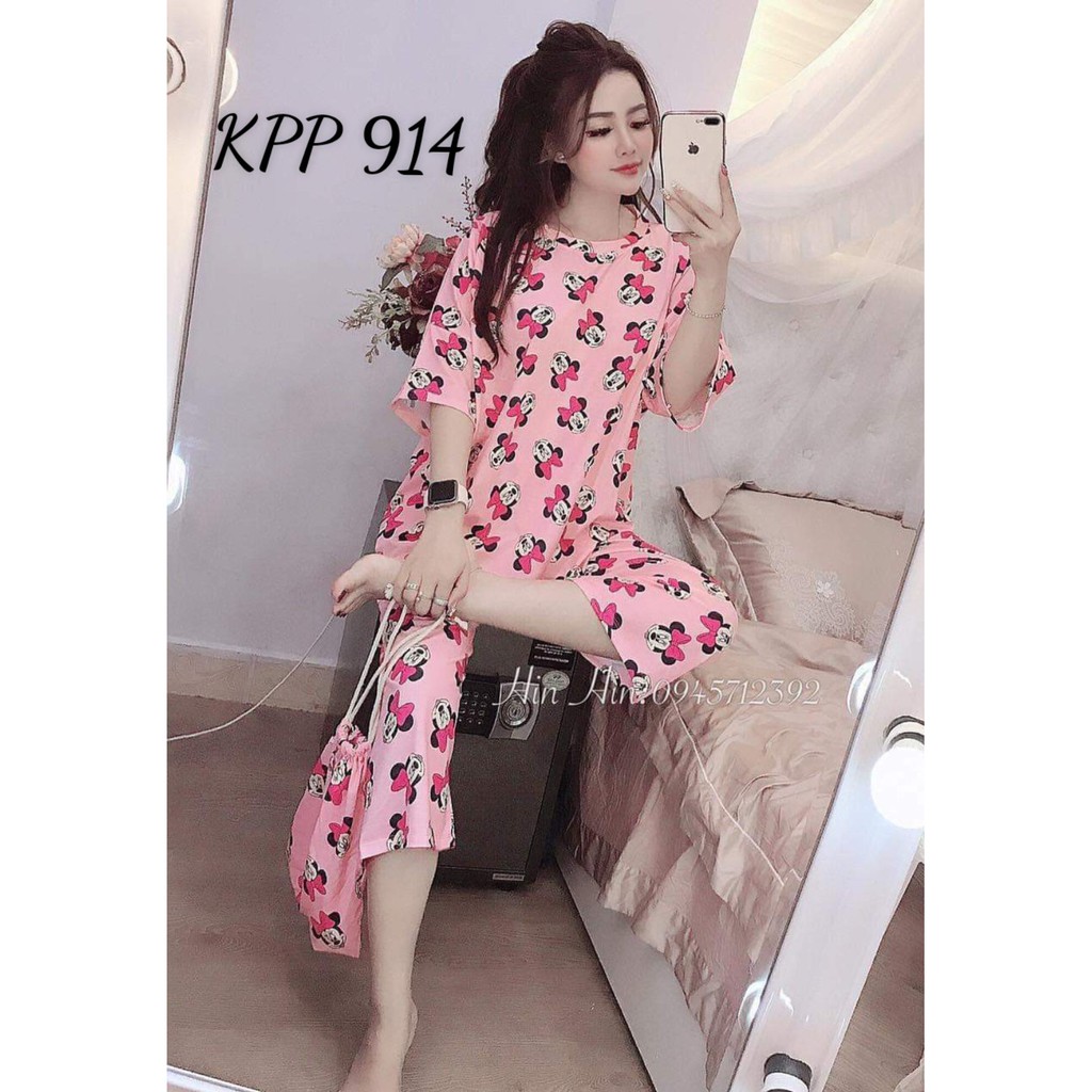 Đồ Bộ In 3D Cao Cấp Tặng Kèm Túi Cầm Tay Cực Xinh, 45kg đến 85kg vừa | BigBuy360 - bigbuy360.vn