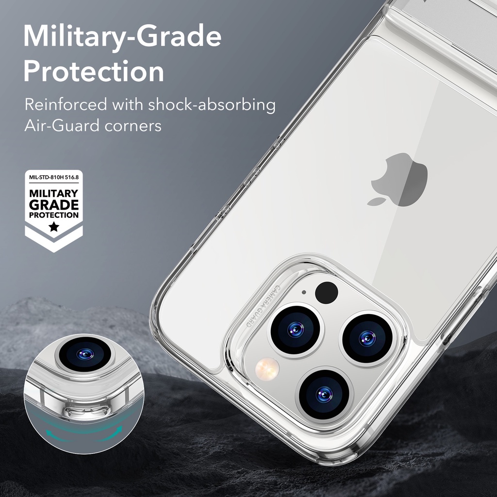 ESR Ốp Điện Thoại Ba Chiều Có Giá Đỡ Kim Loại Cho iPhone14 / iPhone 14 Plus / iPhone 14 Pro / iPhone 14 Promax