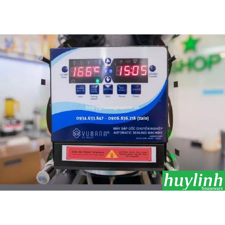 Máy ép miệng ly Yubann YB-88A [Máy dập nắp]