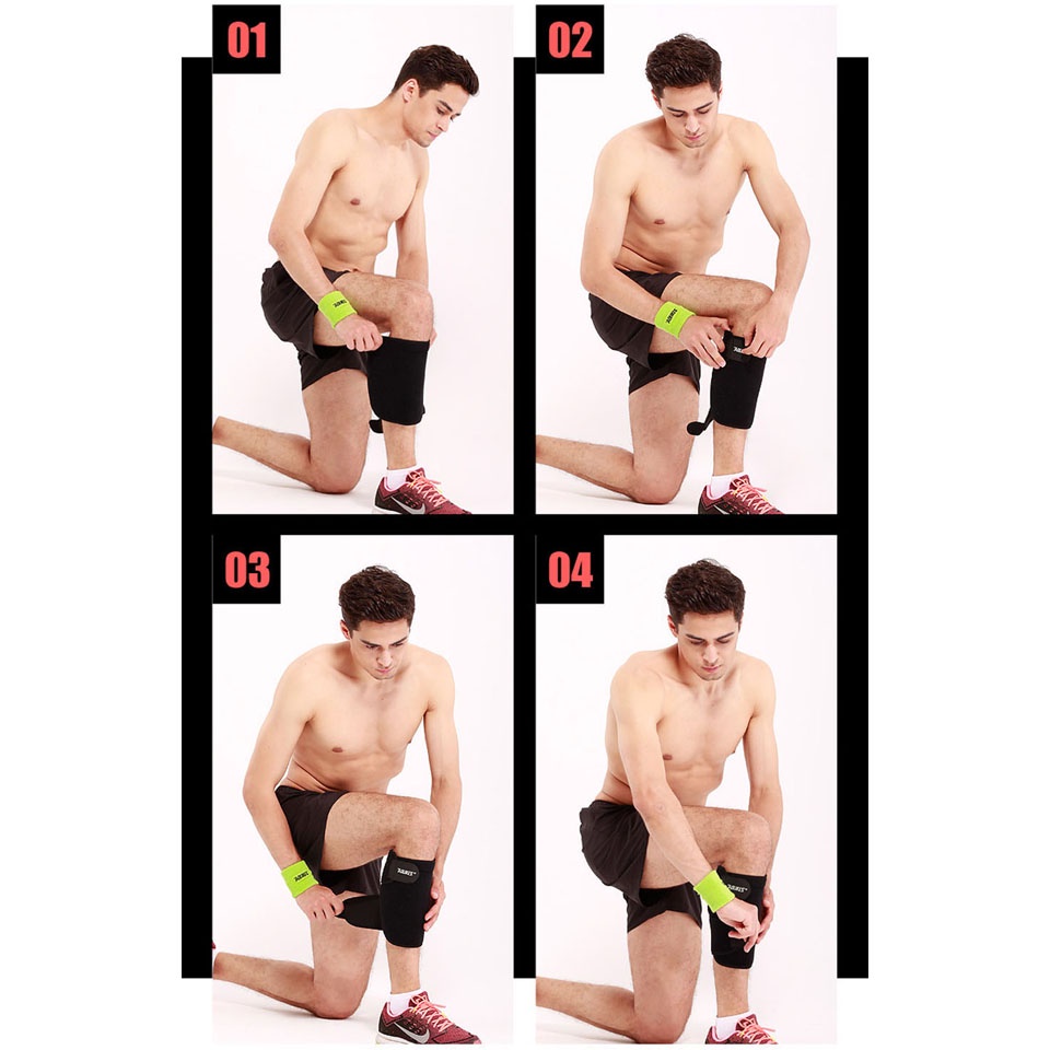 AOLIKES 1 Vớ Nén Bảo Vệ Bắp Chân Có Thể Điều Chỉnh