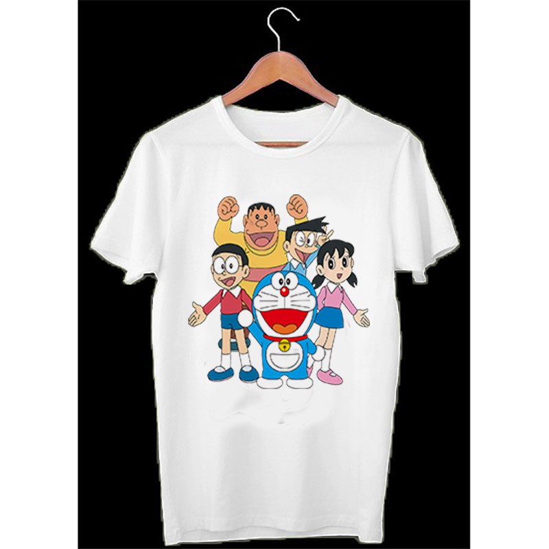 Áo thun Cotton Doraemon, Nobita, zuka, Chaien và xeko