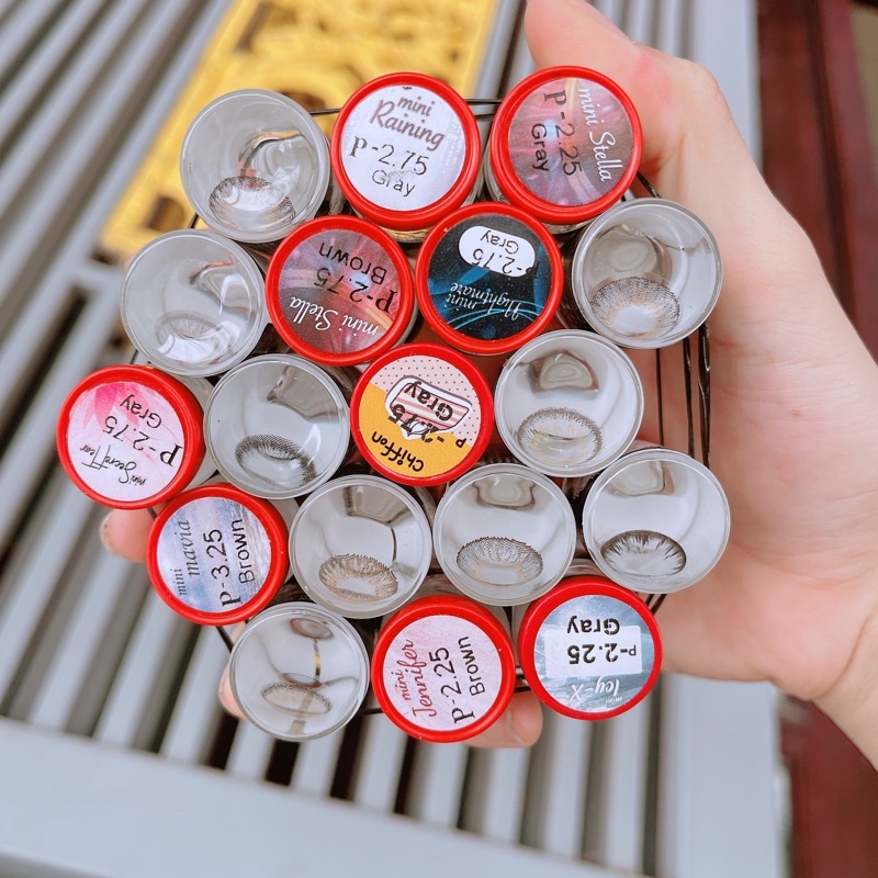 Kính Áp Tròng Lens Mắt Cận Các Độ Từ 1 Đến 5 Độ [Chính Hãng]