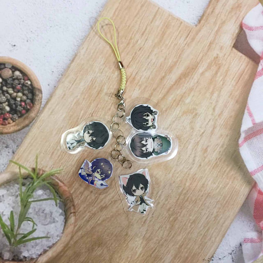 Móc khóa dây anime Bungou Stray Dogs/ Đặc Nhiệm Thám Tử