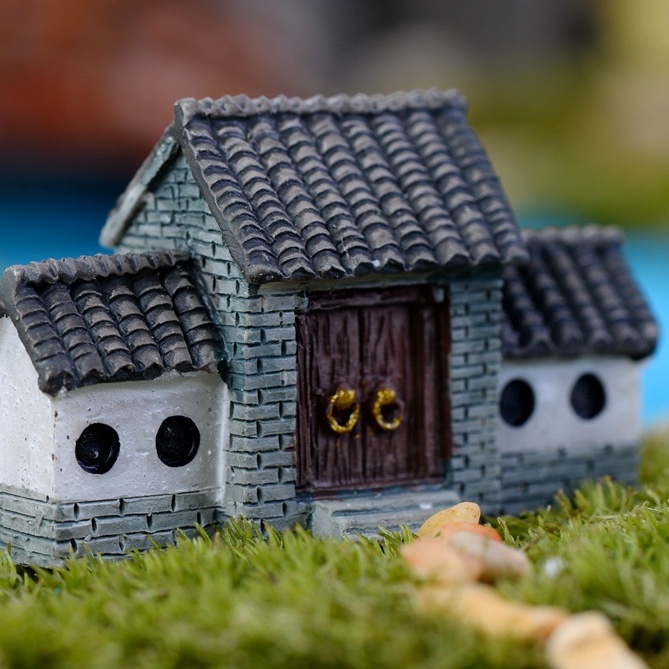 Cổng nhà tiểu cảnh/terrarium