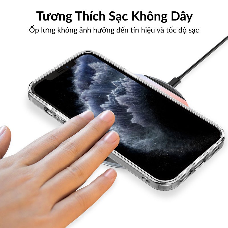 Ốp Trong Suốt LIKGUS Crystal Chống Ố Vàng Bất Tử Bảo Vệ Camera Cho iPhone 13 Pro Max 12 Pro Max 11 Pro Max Njoyshop