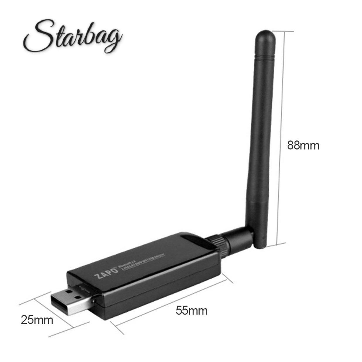 Card Mạng Wifi Zapo W67L-2Db 600m 4.0 Dual Band 2.4g-5.8g Usb2.0 | BigBuy360 - bigbuy360.vn