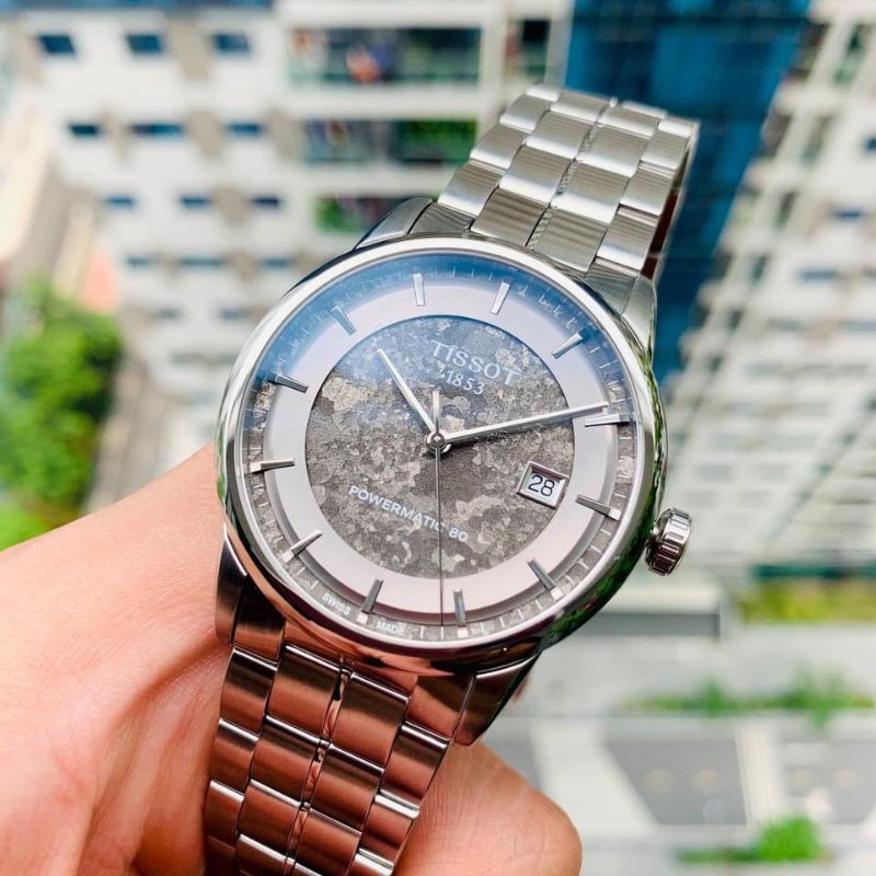 Hàng hiếm, Đồng hồ nam Tissot Luxury Powermatic 80 Anthracite