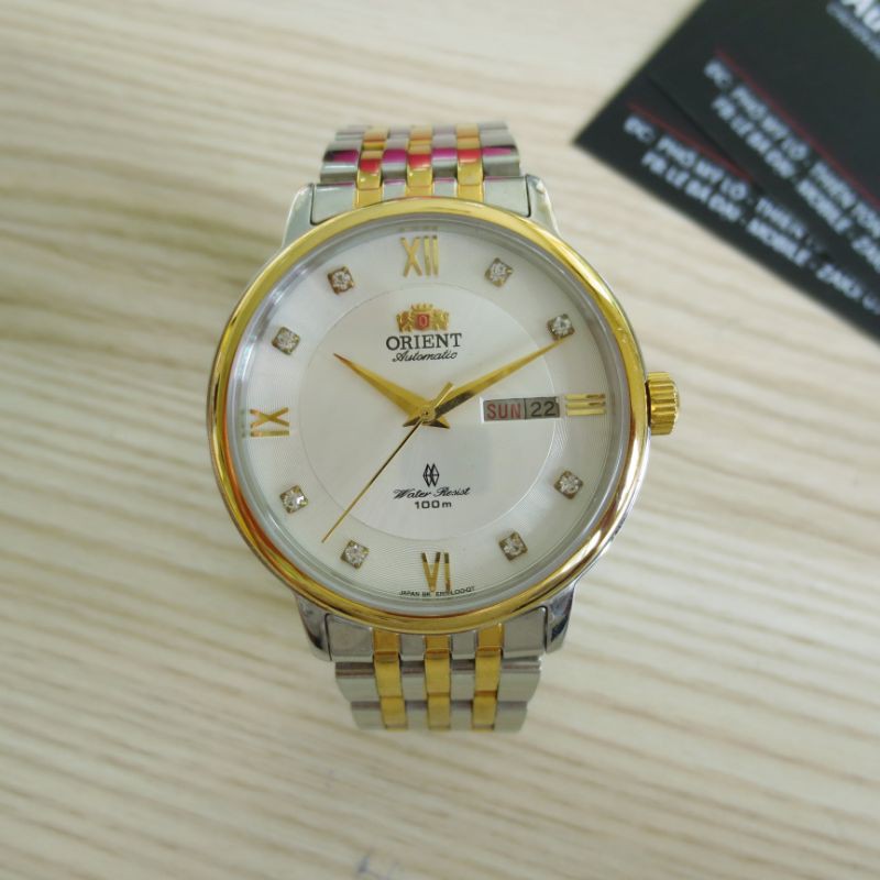 Đồng hồ cơ nam ORIENT nhật bãi xịn Japan - máy cơ tự động lên cót khi đeo