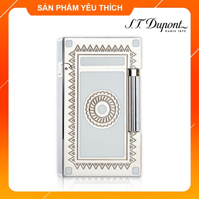 Quà Tặng Sếp 𝓗𝓸̣̂𝓹 𝓠𝓾𝓮̣𝓽 𝓫𝓪̣̂𝓽 𝓵𝓾̛̉𝓪 Gas Dupont D41T Sơn Mài Trắng Sữa Hoa Văn Trống Đồng