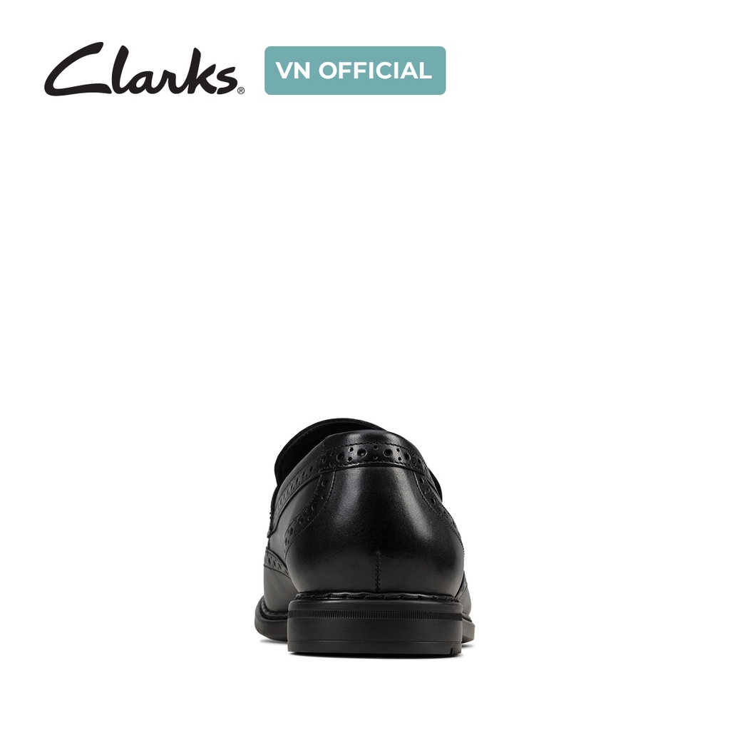 Giày Tây Lười Nam CLARKS Banbury Slip Màu Đen