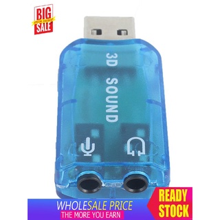 Usb 1.1 Mic / Loa Âm Thanh 7.1 Ch 3d Cho Pc Laptop