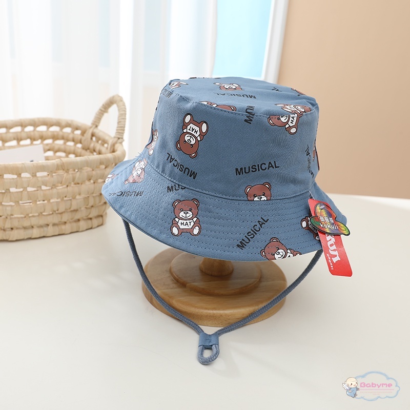 Mũ Bucket Thoáng Khí In Họa Tiết Hoạt Hình Thời Trang Mùa Hè Cho Bé