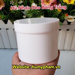 COMBO 20 HỦ ĐỰNG KEM NỮA KÝ TRẮNG ( NHỰA DẺO KHÔNG VỠ)