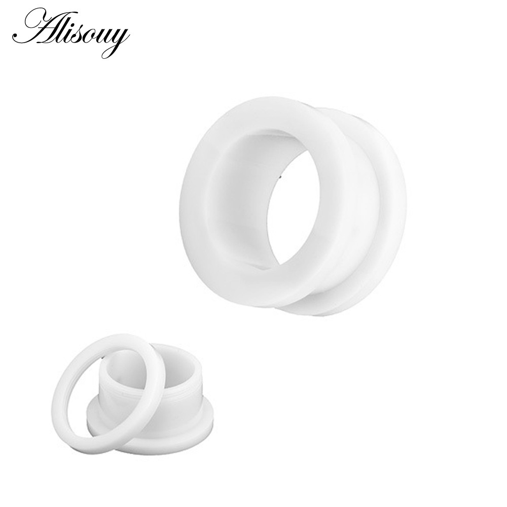 Alisouy Set 2 Khuyên Nong Tai 3-16mm Cá Tính