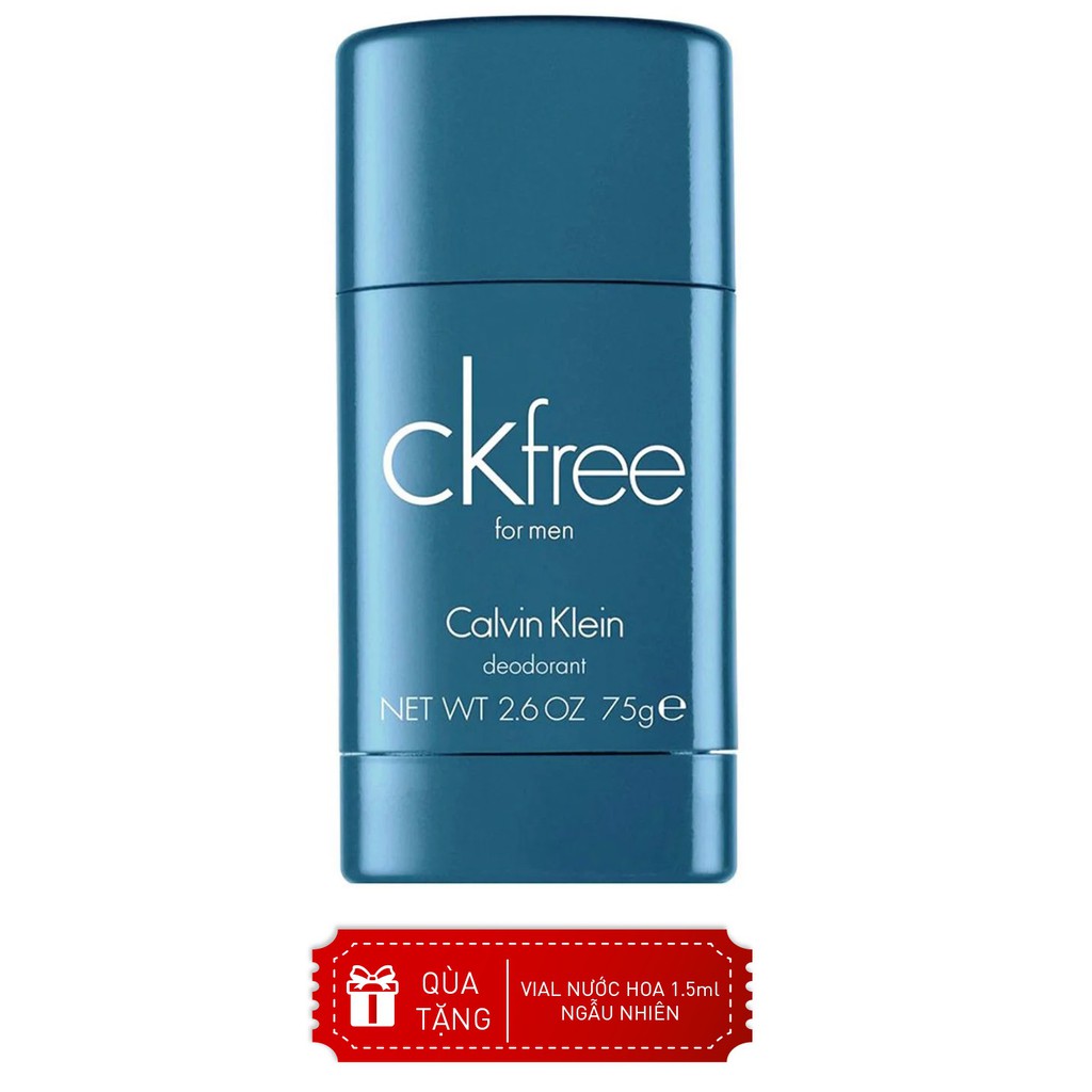 Lăn khử mùi Nam Calvin Klein CK Free Deodorante Stick 75g