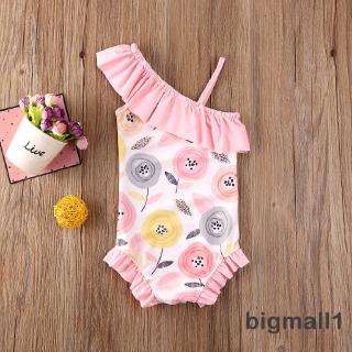 Bộ Đồ Bơi Một Mảnh In Hoa Dễ Thương Cho Bé Gái 1-5 Tuổi