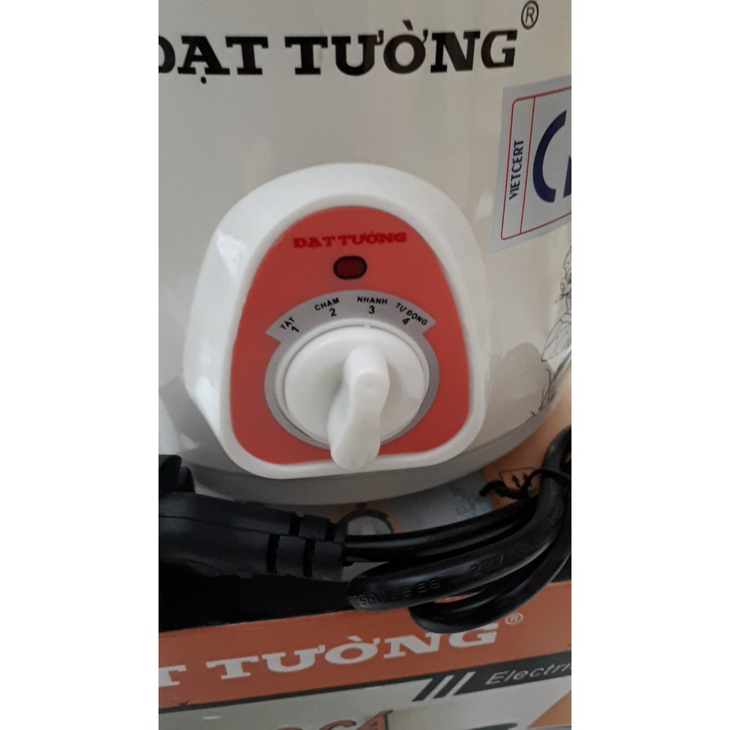 Nồi kho cá lòng sứ trắng ĐẠT TƯỜNG 1,5-2,5L -Nồi hần chậm-nấu cháo -đa năng