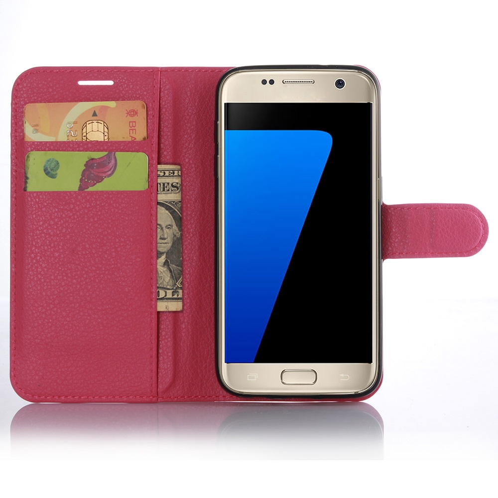 Ốp lưng da kiểu ví cho Samsung Galaxy S7 Active Edge G891A G935F G930F