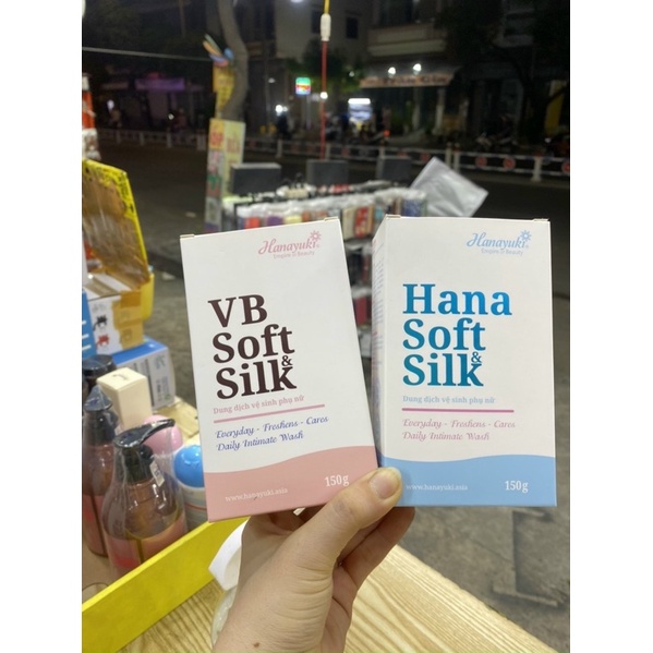 Dung dịch vệ sinh Hana Soft &amp;Silk, VB Soft &amp;Silk Hannayuki chính hãng Đoàn Di Băng