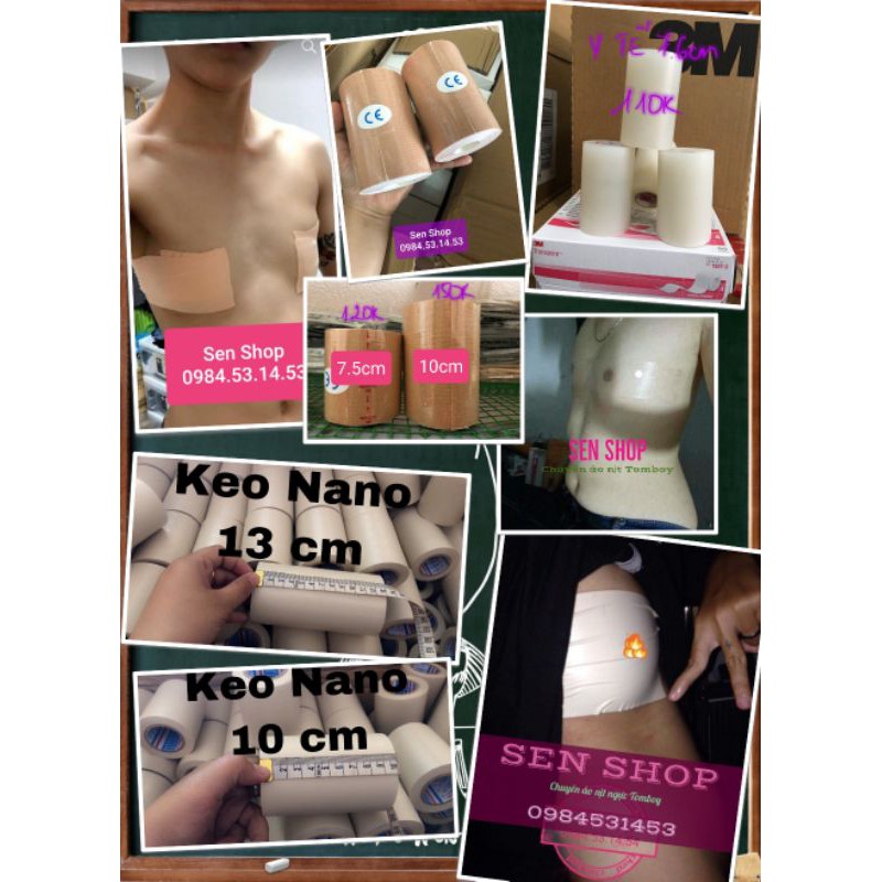 Keo  Y Tế 3M dán ngực dành cho TomBoy, Sb, Trans (Keo 3M - Keo 7.6cm) | BigBuy360 - bigbuy360.vn
