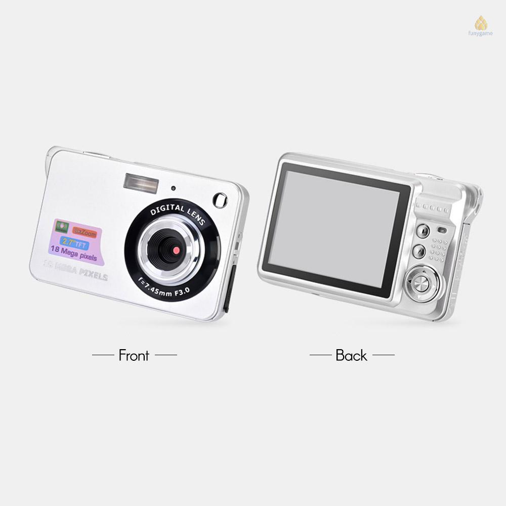 Camera bỏ túi 18MP 2.7 Inch LCD 8x kèm pin
 | BigBuy360 - bigbuy360.vn