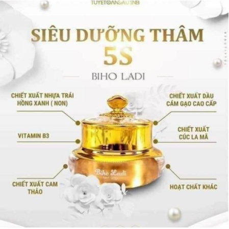 BIHO_LADI 5S Đánh Bay Thâm Nách, Thâm Mông, Thâm Bikini, Siêu Dưỡng Thâm 5s BIHO_LADY