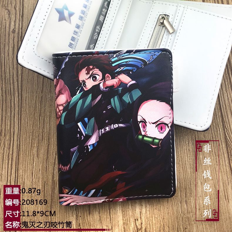 Ví Da Ngắn In Họa Tiết Anime Xinh Xắn | BigBuy360 - bigbuy360.vn