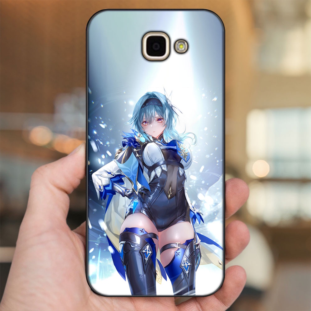 Ốp lưng Samsung A9 Pro viền đen in hình Eula Genshin Impact