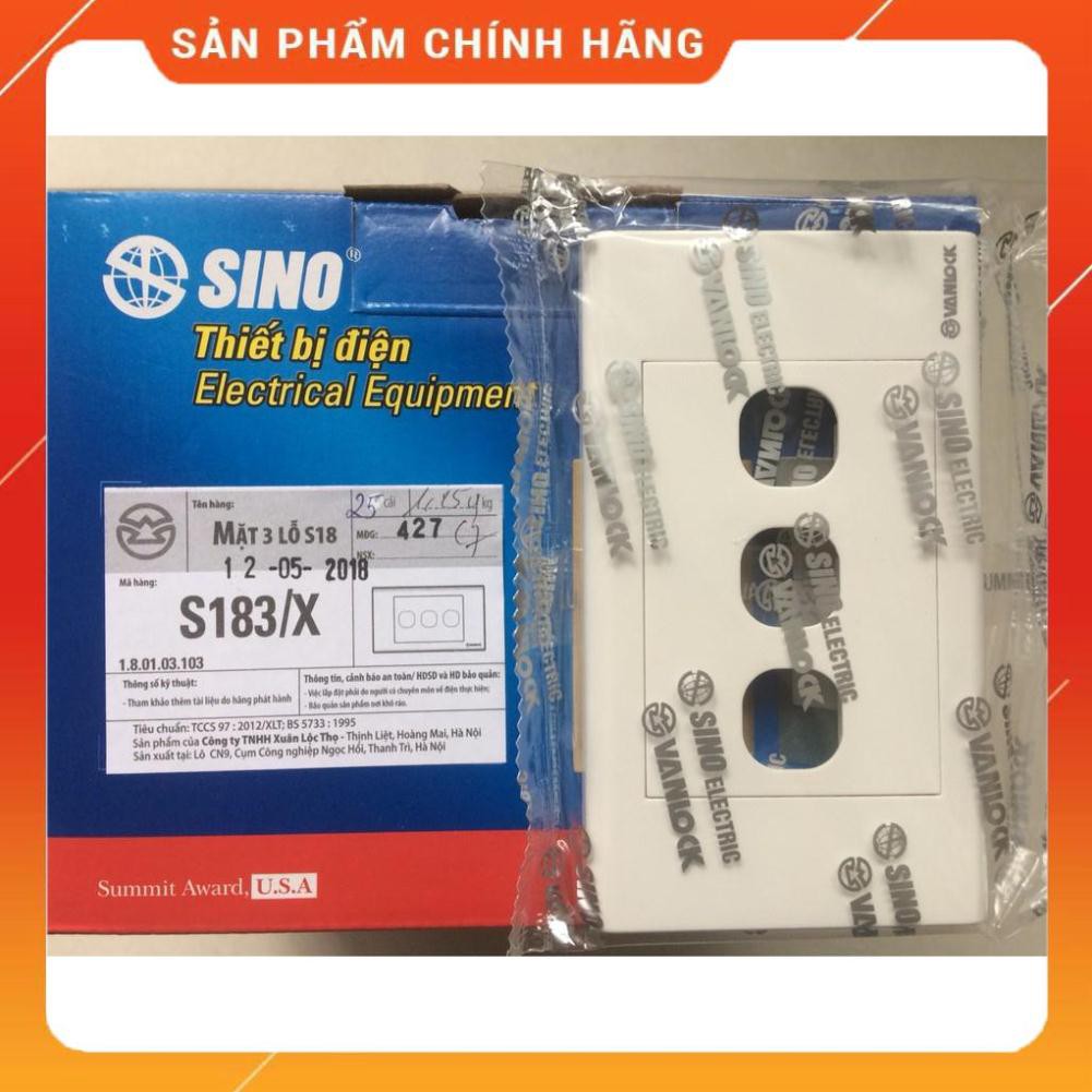 MẶT CÔNG TẮC SINO DÒNG S18 ( 120x70 )