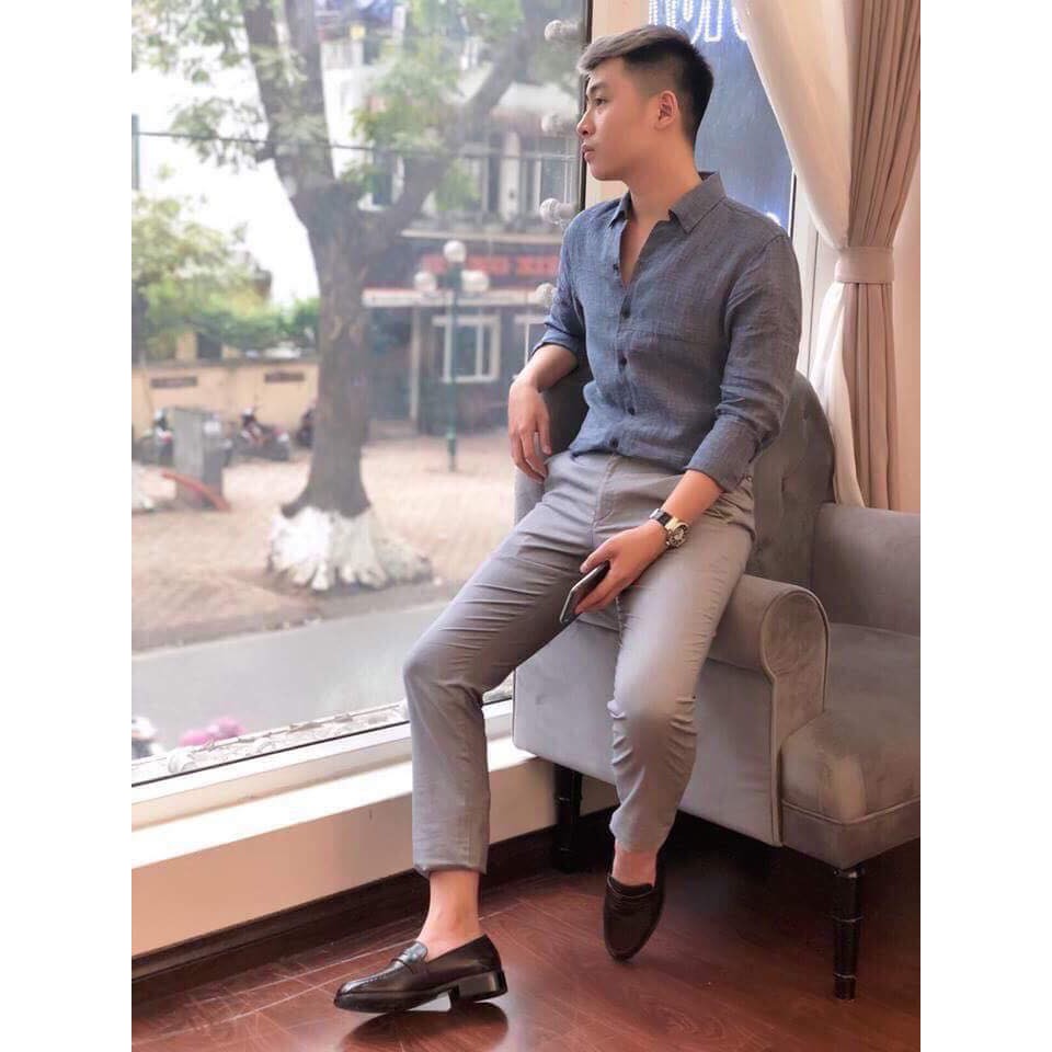 Quần Âu Nam Màu Xám Bạc | BigBuy360 - bigbuy360.vn