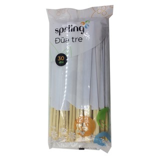 Spriing Lốc 30 Đũa Tre Dùng 1 Lần