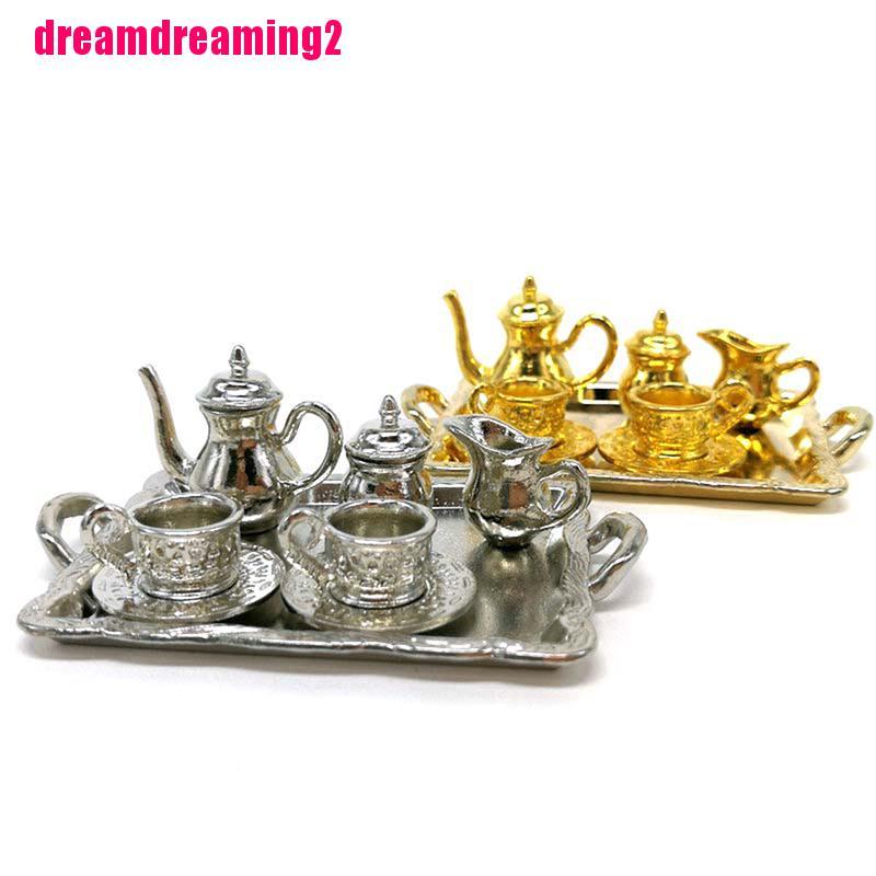 Bộ 10 Ấm Trà Tỉ Lệ 1: 12 Trang Trí Nhà Búp Bê