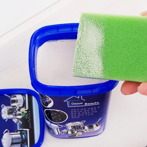 Tẩy Xoong Nồi Inox Đa Năng Hàn Quốc Dạng Kem - Làm sạch sàn nhà, đánh bóng son nồi, tẩy gỉ sét đồ dùng bếp