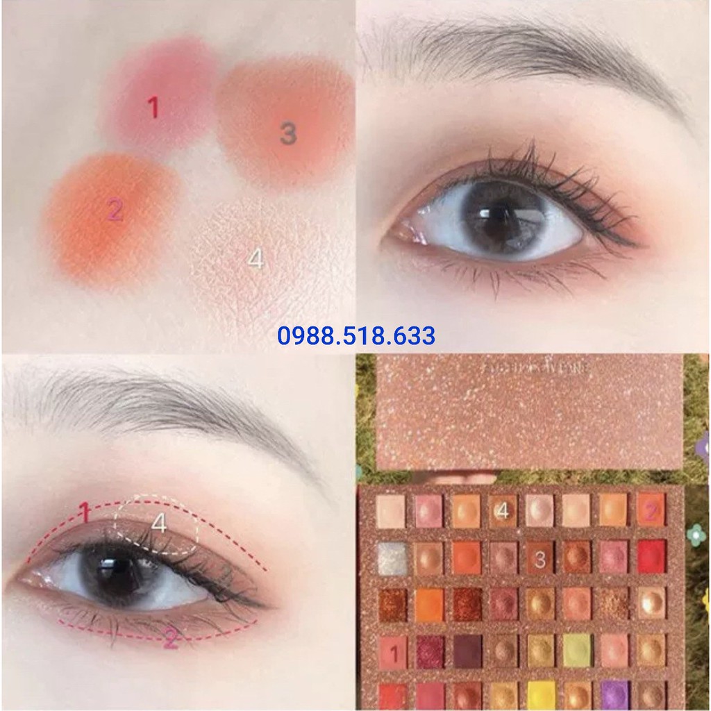 Phấn Mắt Dikalu 40 Ô Soft Eye Shadow Cực Đẹp