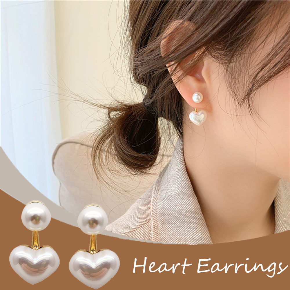 Bông tai dáng dài mặt hình tròn thiết kế thanh lịch nữ tính
