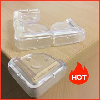 [RẺ VÔ ĐỊCH] Bộ 4 miếng bịt góc bàn Silicon hình mặt cười cao cấp an toàn cho bé