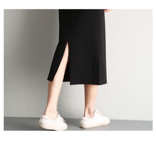 VÁY ULZZANG DÀI XẺ TÀ SAU