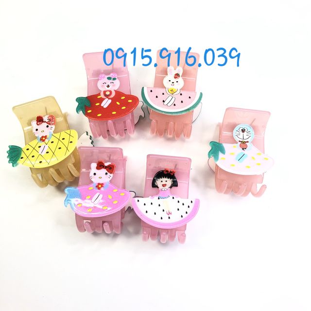 Kẹp càng cua 5 răng dễ thương cute
