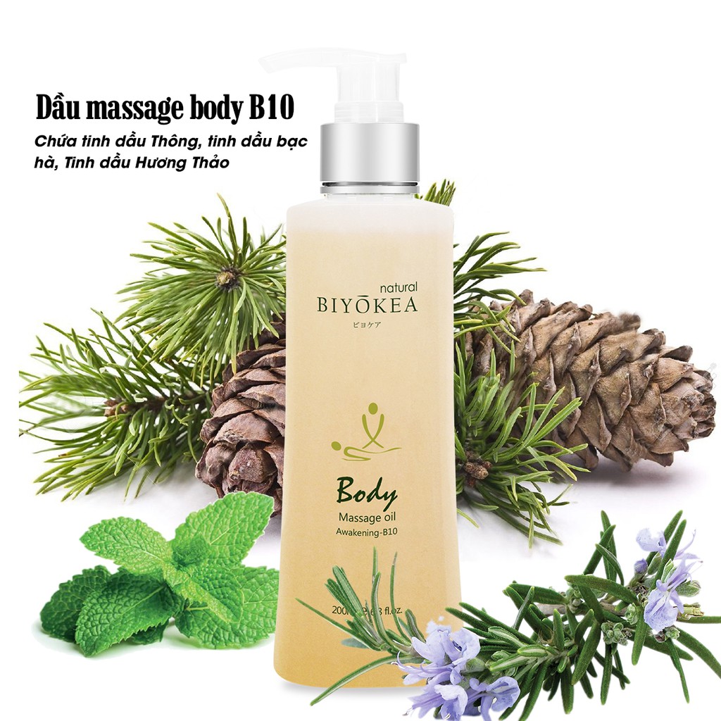 Dầu Massage Body Premium - Awakening B10 (tỉnh táo) 200ml