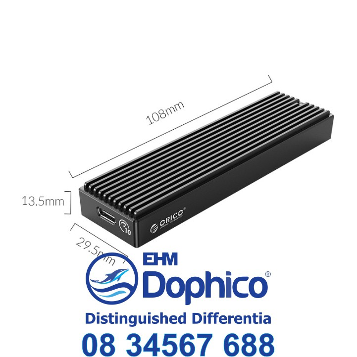 Box ổ cứng SSD M2 Orico M2PV-C3 (NVMe) – CHÍNH HÃNG – Bảo hành 12 tháng