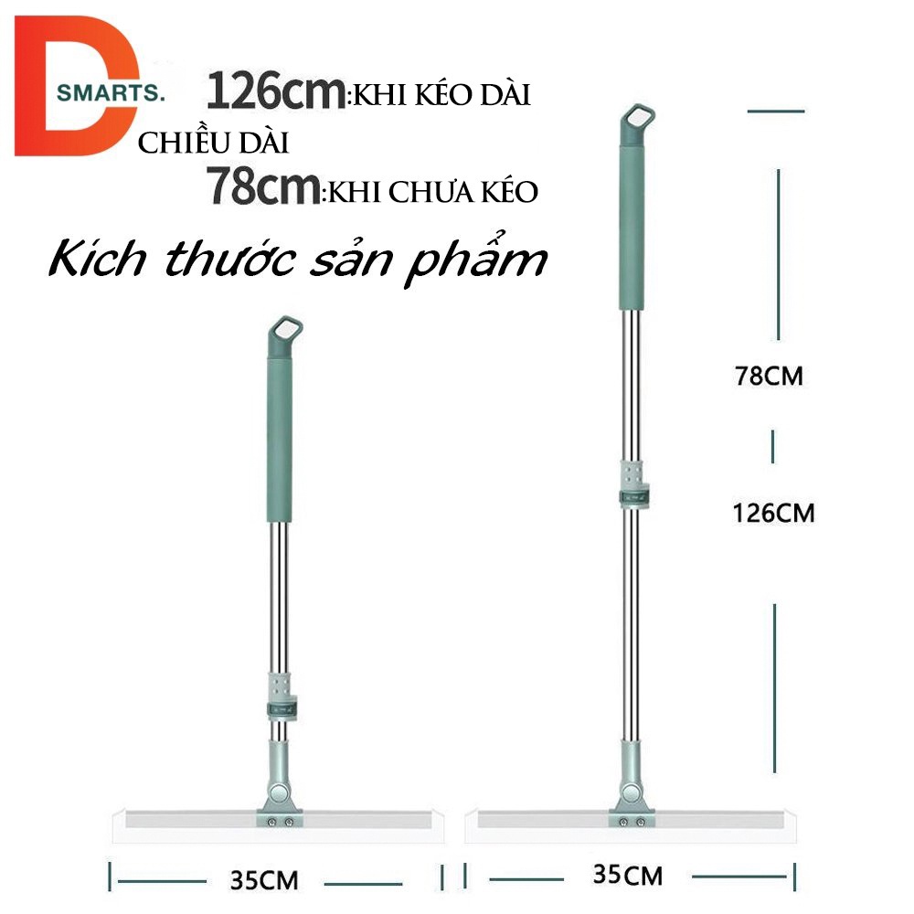 Chổi gạt nước size 52cm, chổi gạt kính xanh nhà tắm, chổi quét tóc thông minh siêu tiện lợi