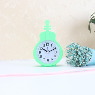 Đồng hồ để bàn hình cây đàn.. (màu ngẫu nhiên).GREAT